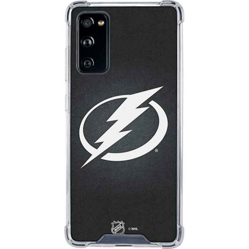 NHL Tampa Bay Lightning Black Background Galaxy S20 FE Clear Case